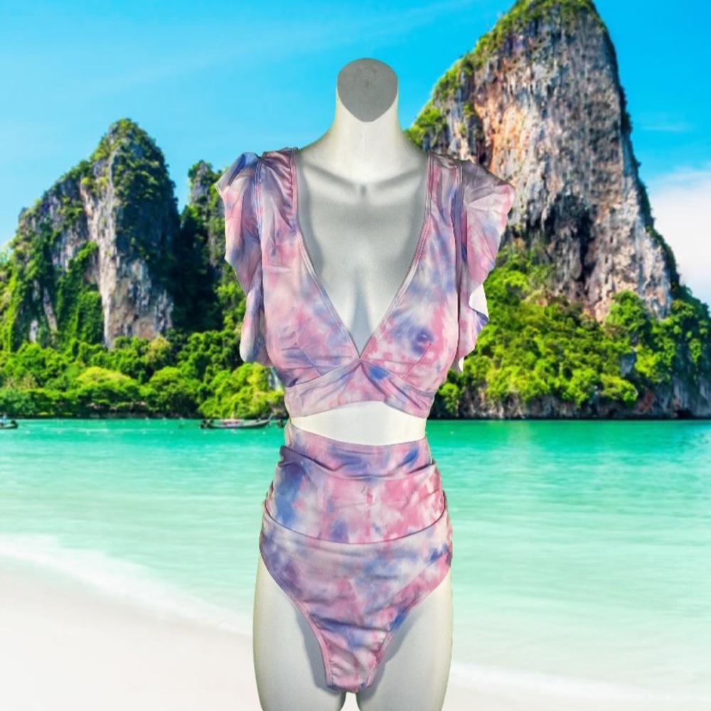Sexy tie die bikini XL